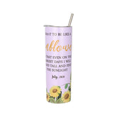 20oz Stainless Steel Tumbler - Glossy Purple